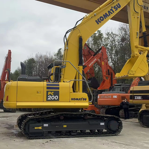 Excavadora de cadenas mini Komatsu PC200-7 usada y certificada, peso operativo de 1.8 toneladas, modelo 2020, cucharón de 1.2m, motor hidráulico Kawasaki - Product Image 1