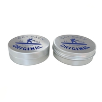 Pot en aluminium à impression personnalisée de forme ronde stockage de crème pour le visage récipient en aluminium baume boîte de conserve