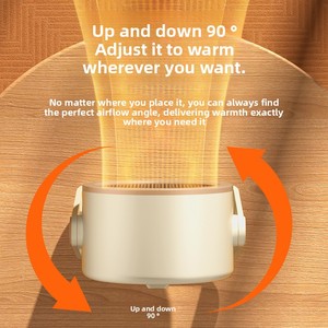 <span class=keywords><strong>Calentador</strong></span> DE VENTILADOR DE ESCRITORIO transfronterizo Little Sun, <span class=keywords><strong>calentador</strong></span> eléctrico de 500W para oficina en casa, elemento de calefacción PTC para soplador de aire caliente de invierno - Product Image 3