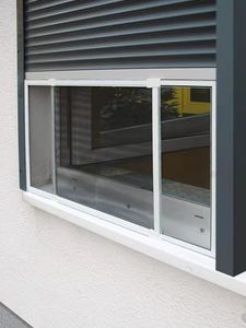 Ventana de vidrio gris con mosquitera, ventana deslizante para mascotas, Zanzariera con perfil de aluminio - Product Image 6