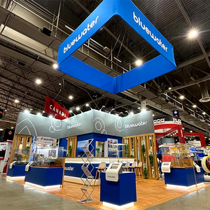 Nhà máy tùy chỉnh vuông treo vòng quảng cáo căng thẳng hiển thị khung cho trần cho triển lãm thương mại và hội nghị - Product Image 5