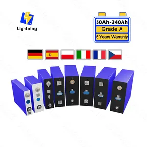 Célula de batería Lifepo4 de 3,2 V, stock europeo, 50Ah, 90Ah, 100Ah, 105Ah, 230Ah, 280Ah, 320AH para camping RV