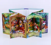 전문 보드 북 프린터 인쇄 어린이 3D 책 인쇄 팝업 책 인쇄
