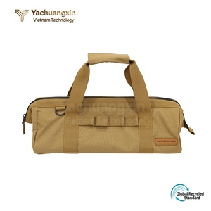 Sac de rangement en toile rectangulaire, sac de voyage portable avec fermeture éclair et poignée - Product Image 5