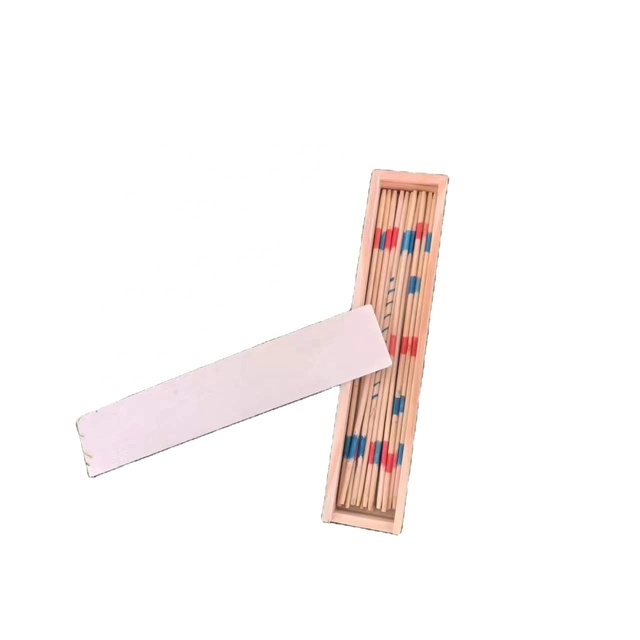 Wood Boxes with Lids, Classic Pickup Sticks Game for Kids Fun Development Learning Toys for Children, Gifts & Party