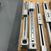 Actuador Lineal de Correa TR64, Módulo de Guía Lineal de Aluminio, Rodamiento con Capacidad de Carga de 35 kg, Precisión de 0.05 mm, Eje Lineal Accionado por Motor