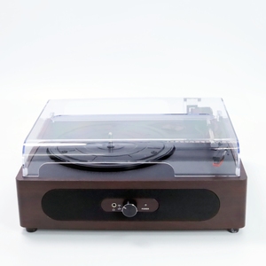 <span class=keywords><strong>Lecteur</strong></span> de disques vinyles en bois avec 2 haut-parleurs intégrés, <span class=keywords><strong>prix</strong></span> de gros OEM et ODM, prise en charge des petites commandes - Product Image 3
