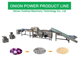 Ligne de production de poudre de gingembre d'ail séché de fournisseur d'usine Machine de poudre de gingembre-ligne de traitement fabriquée en Chine