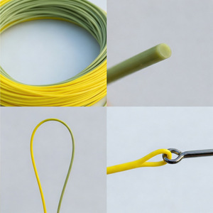 Lenze da Pesca a Mosca Galleggianti WF (Weight Forward) Bicolore Giallo e Verde con Connettore Integrato e Anello Anteriore, ad Alta Resistenza - Product Image 6