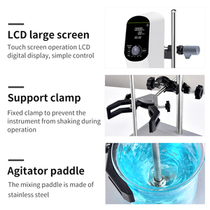 Overhead Stirrer Mixer 20L Stirring Agitator Automatic Electronic Mixer <strong>Machines</strong> for <strong>Lab</strong> Cantilever <strong>Electric</strong> Stirrers Laboratory - Product Image 6