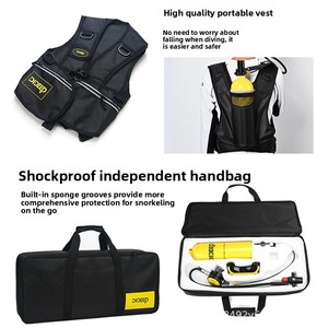 Upgraded 2L Portable Aluminum Alloy Tech <strong>Diving</strong> Scuba Tank System 35-Min Breathing Cylinder <strong>Mask</strong> Vest CE Certified <strong>Diving</strong> Gear - Product Image 4