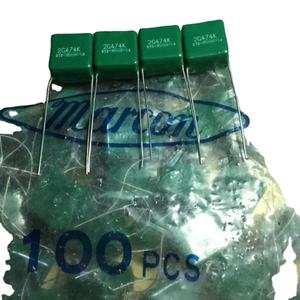 Condensador sin electrodos de acoplamiento sin contacto para pastel Millefeuille, 0.47UF 400V 2G474K <span class=keywords><strong>Marcon</strong></span> - Product Image 1