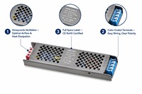 Condensateur d'alimentation 180-240V, transformateur à noyau en cuivre, circuit imprimé double face, driver LED pour éclairage linéaire commercial CE RoHS