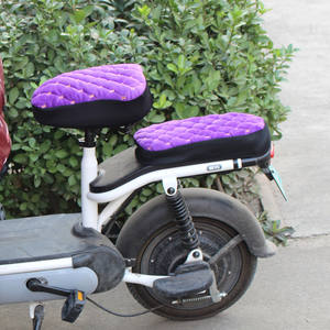 Funda para asiento trasero de bicicleta eléctrica, forro polar grueso y cálido, cómodo, unisex, para uso de adultos - Product Image 3