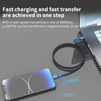 Cable USB-C de Nailon Trenzado de 240W PD3.0 con Carga Rápida de 3A, 3FT/6FT, para Computadora, Teléfono Móvil, Reloj Inteligente, Automóvil y Banco de Energía