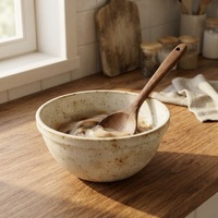 Louche de cuisine en bois d'acacia naturel, faite à la main, cuillère inclinée, ustensile de cuisine résistant à la chaleur, écologique, OEM, vente en gros personnalisée