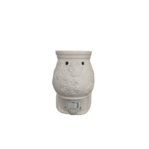 New Arrival White Porcelain Plug-in <strong>Fragrance</strong> Wax Melt Warmers <strong>Pluggable</strong> <strong>Home</strong> <strong>Fragrance</strong> <strong>Diffuser</strong> - Product Image 1