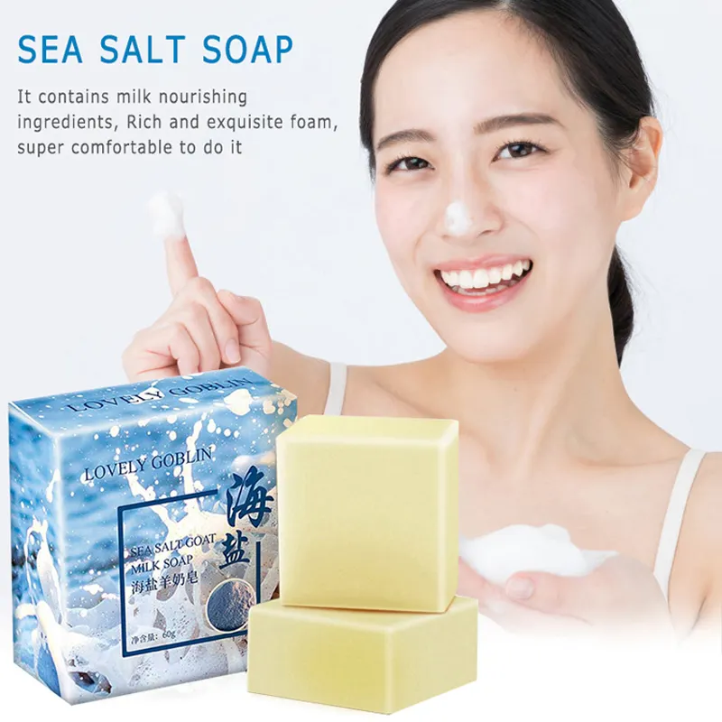OEM ODM מכירה לוהטת ים מלח סבון שמן בקרת מסיר לחות פנים נקבוביות נקודות שחורות רך עור סבון