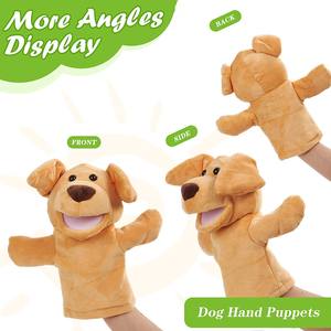 2025 <span class=keywords><strong>Muppets</strong></span> suave de mano cachorro perro marioneta encantador juguete de peluche para niños adultos PP bolsa de algodón tipo regalo Inteligencia desarrollada - Product Image 6