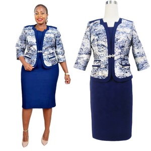 5XL 6XL Classic Styles African Plus Size Church Attire Ladies Suits - Product Image 1