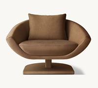 SCALA hochwertige farbe hölzerner stoff überdachter akzent stühle möbel moderner stuhl niedrige armstühle wohnzimmer einzelsofa