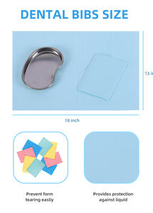 Pettorina impermeabile in Silicone monouso a 3 strati 13x18 bavaglini per unghie multiuso copritavola forniture gratuite - Product Image 2