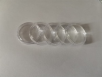 Boîte à capsules en acrylique pour pièces de monnaie dorées, support pour médailles de 34 mm, collection de pièces de monnaie
