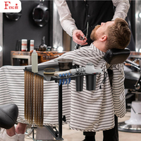 Plateau de salon personnalisé fixé à la chaise de salon, support métallique réglable en hauteur et en largeur pour extensions de cheveux, idéal pour les salons de coiffure
