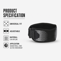 Sangle de soutien rotulien réglable en EVA et nylon avec boucle rapide, compression pour la course, le cyclisme, le basketball, le fitness et les sports – Soutien du genou