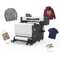 Imprimante DTF tout-en-un XP600 60 cm avec tête d'impression, pour transfert thermique sur film PET, avec secoueur de poudre et sécheur pour l'impression de vêtements
