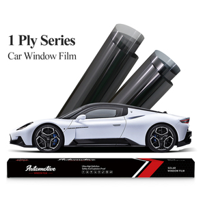 1Ply-05 Precio <span class=keywords><strong>de</strong></span> fábrica Película teñida <span class=keywords><strong>Tinte</strong></span> <span class=keywords><strong>de</strong></span> aislamiento térmico Rechazo UV <span class=keywords><strong>Tinte</strong></span> <span class=keywords><strong>de</strong></span> coche Película <span class=keywords><strong>de</strong></span> ventana Tintado solar <span class=keywords><strong>de</strong></span> bajo costo - Product Image 1
