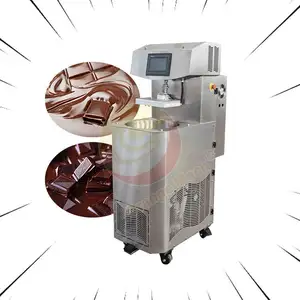 HENAN turuncu çikolata tavlama makinesi ticari sıcak çikolata makinesi otomatik çikolata eritme makinesi