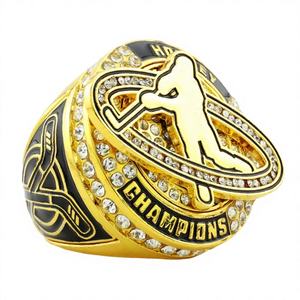 Anillos de Campeonato de Hockey Personalizados de Alta Calidad, Chapados en Oro Rosa, para Hombres Adultos, Jóvenes, Bodas y Compromisos - Product Image 3