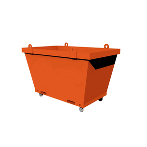 1.8M Self Dumping Trash Hopper Tipping Skips Tipper Chain Lift Bins Skip Bin Truck Fruits