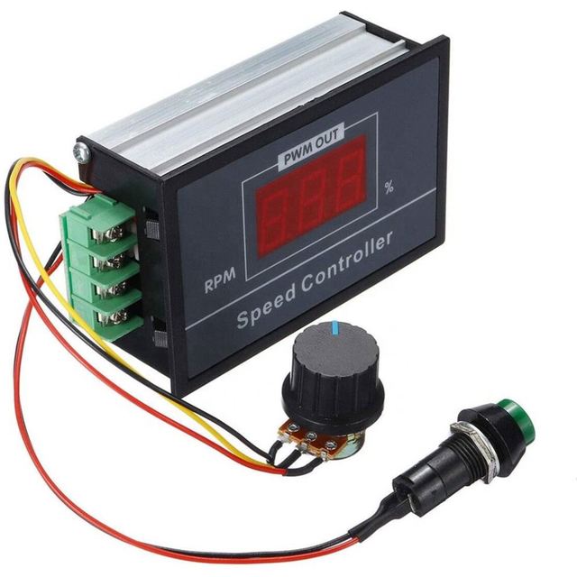 PWM Motor Speed Controller 6V 12V 24V 48V Pulse Width Modulation Regulator Stepless Variable Speed Forward