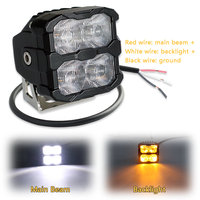 Luces Antiniebla LED de Alta Luminosidad para Parachoques de Carretera, 4x4, Luz Blanca Fría, Aluminio de Aviación de Alta Calidad, Haz Combinado, para Camiones, Acero Inoxidable
