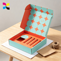 Boîte rigide personnalisée avec insert en papier, papier recyclable écologique, impression offset CMYK, laminage mat, boîte d'emballage cadeau de luxe