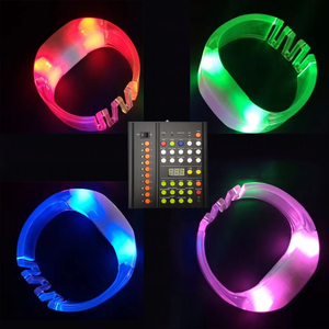 Bracelet créatif à activation <span class=keywords><strong>sonore</strong></span> DMX, Programmable, à led, activé par le son, fête, Concert, bracelet à led - Product Image 2