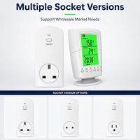 Termostato Digital Programable Inalámbrico Domisi 230V AC, Válvula Mezcladora Termostática Ecológica Resistente al Fuego para Refrigeración del Hogar