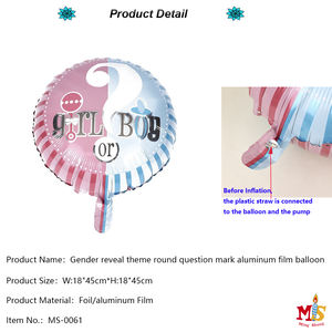 Globo <span class=keywords><strong>de</strong></span> película <span class=keywords><strong>de</strong></span> aluminio con signo <span class=keywords><strong>de</strong></span> interrogación redondo <span class=keywords><strong>de</strong></span> tema <span class=keywords><strong>de</strong></span> revelación <span class=keywords><strong>de</strong></span> <span class=keywords><strong>género</strong></span> <span class=keywords><strong>de</strong></span> 18 pulgadas para decoración <span class=keywords><strong>de</strong></span> boda <span class=keywords><strong>de</strong></span> fiesta <span class=keywords><strong>de</strong></span> cumpleaños - Product Image 2