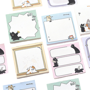 Custom Logo Printed Self-Adhesive <b>Memo</b> <b>Pads</b>, 11.5x7cm Modern Personalized Paper Notes, Bulk Business Stationery Wholesale - Product Image 4