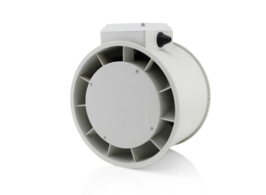 Inline <span class=keywords><strong>Duct</strong></span> với điều khiển tốc độ HF-200PE Quạt thông gió OEM 8 inch Nhựa DC động cơ Trắng AC quạt nhựa công ty Trung Quốc IP44 - Product Image 4