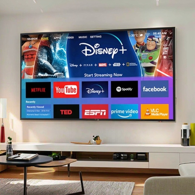 AG Smart TV Android 32 43 46 55 60 75 Inch Black 2K 4K HD LED LCD Hotel Use HDTV