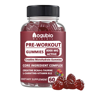Aogubio Home Fitness Equipment Gym Pre Workout Energy Gummies Vitamin All <span class=keywords><strong>Natural</strong></span> Suplemento Gummies Build <span class=keywords><strong>Muscle</strong></span> Weight <span class=keywords><strong>Gain</strong></span> - Product Image 1