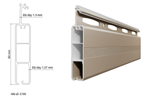 Persianas enrollables de aluminio de alta calidad para exteriores, con doble cara y reducción de ruido, para puertas de garaje. - Product Image 2