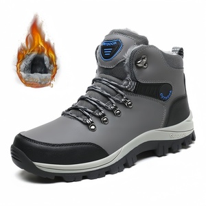 Scarpe da ginnastica invernali impermeabili da uomo, <span class=keywords><strong>stivaletti</strong></span> caldi in peluche per esterni, scarpe da neve antiscivolo per escursioni, Zapatos <span class=keywords><strong>Para</strong></span> Hombres - Product Image 2