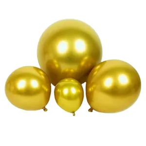 On Sale Pack of 1g 5 9 10 inch 2.5g Huge 12 in 3.2g 12" 3.5g 3.5 grams Balon Solid Pearl Colour Metallic Latex Chrome Balloon