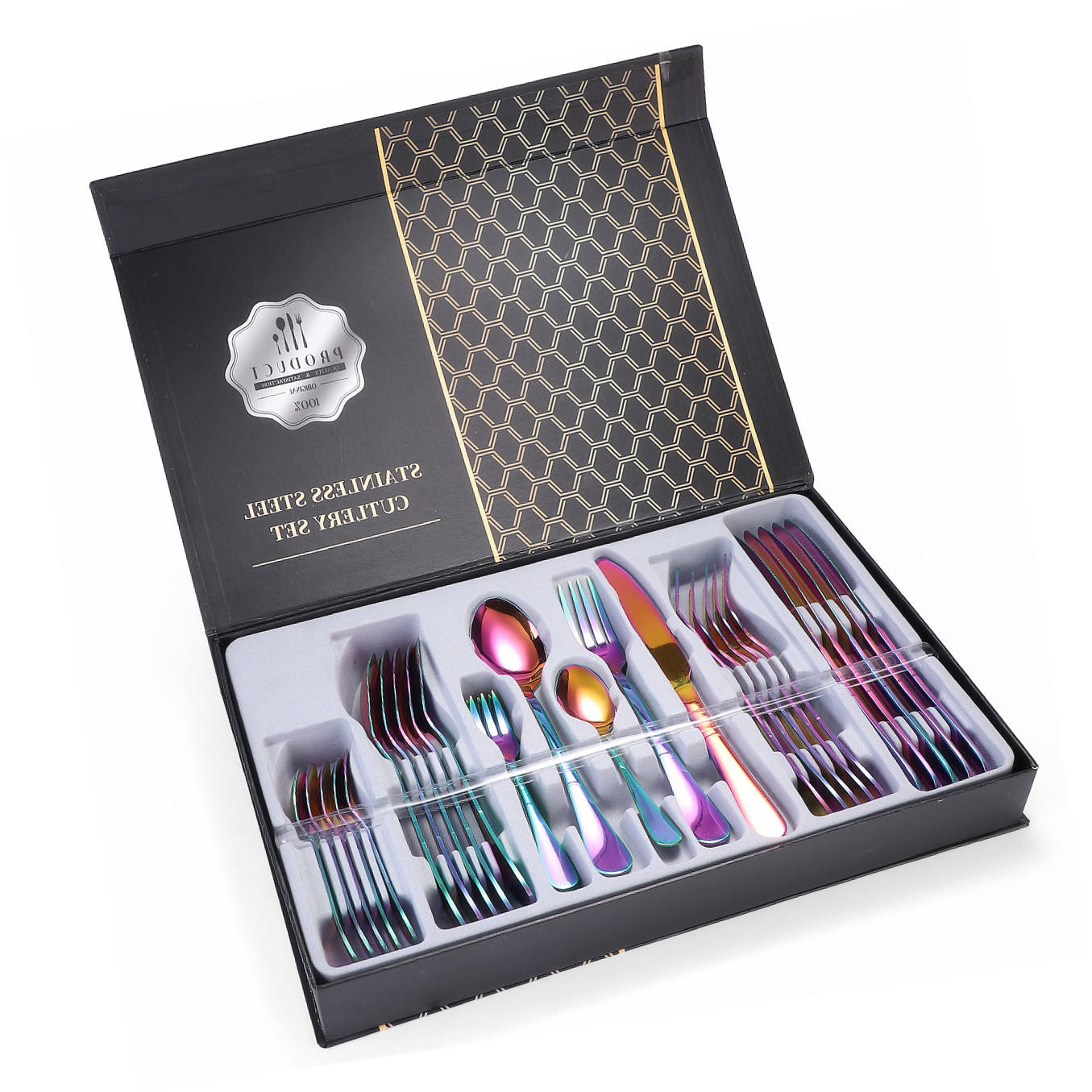 24pcs-couleur colorée