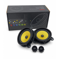 Ensemble de haut-parleurs coaxiaux professionnels de 6,5 pouces avec tweeters à pilier, 30 W RMS, 120 W max, 90 dB, 4 ohms, système audio de voiture