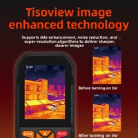 Caméra thermique infrarouge industrielle portable, résolution IR 256x192, sensibilité 50mK, -20°C à 600°C, imageur thermique infrarouge